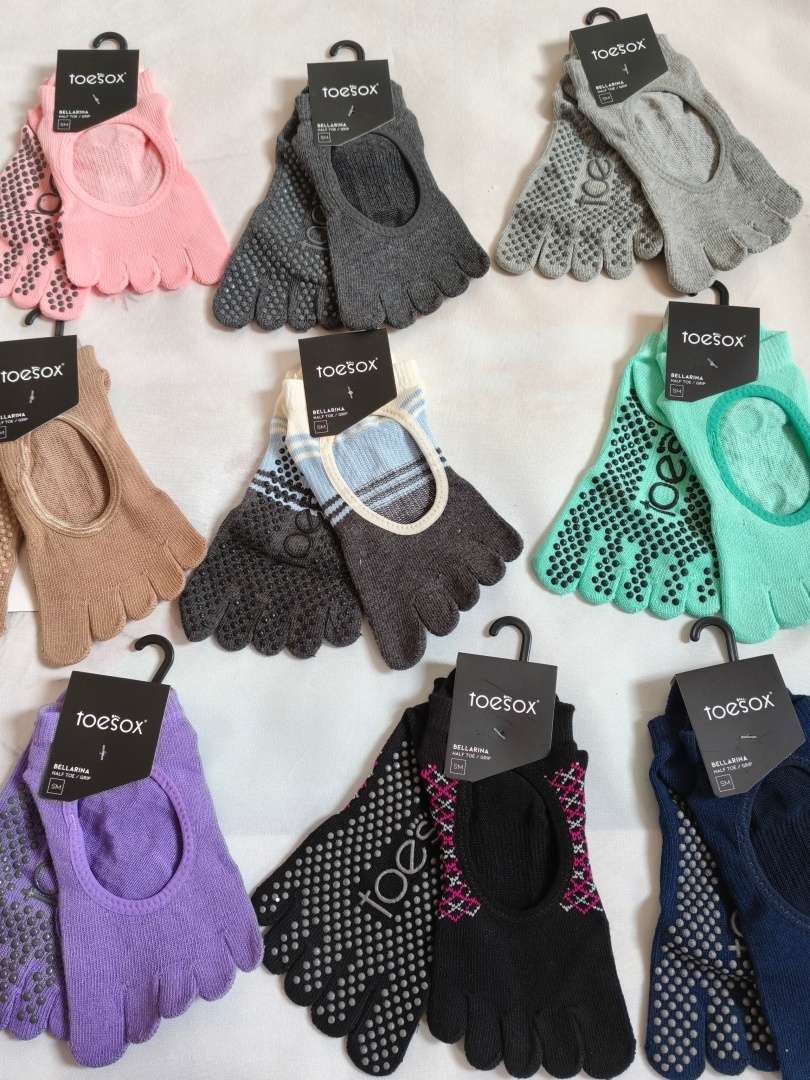 Yoga Mat - Toesox Yoga Five-Toe Socks Men's Women's