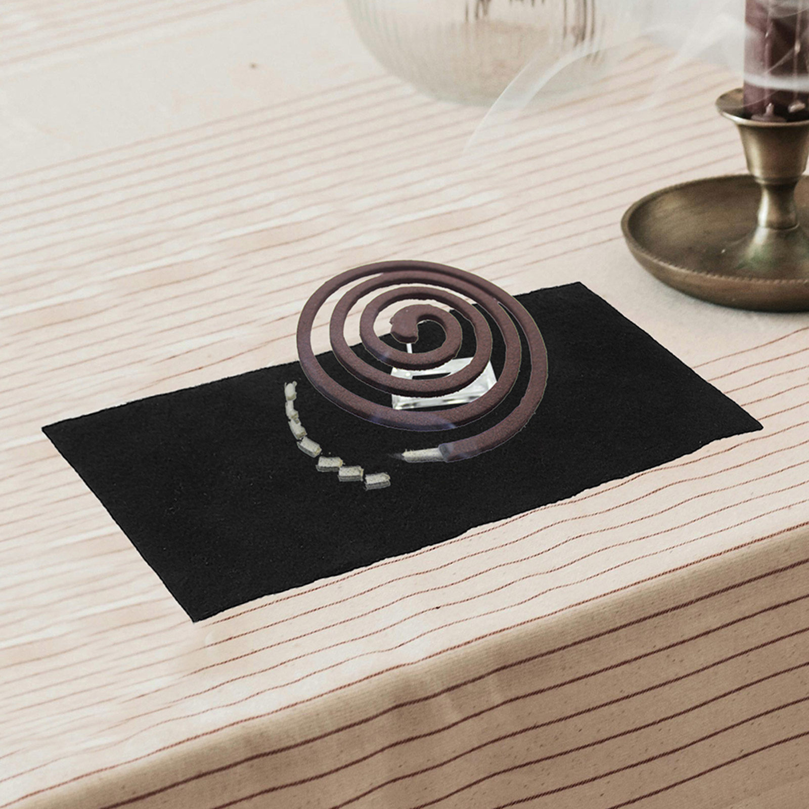 Yoga Mat - 2Pcs Fireproof Incense Burner Pads Resistant