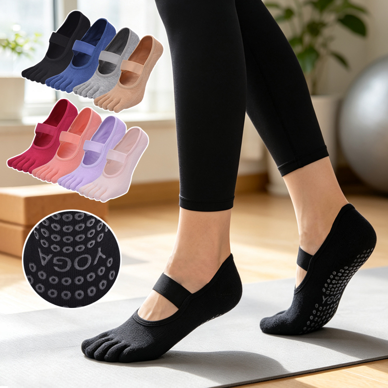 Ladies Five Toe Anti Slip Pila - Yoga Mat recension och pris