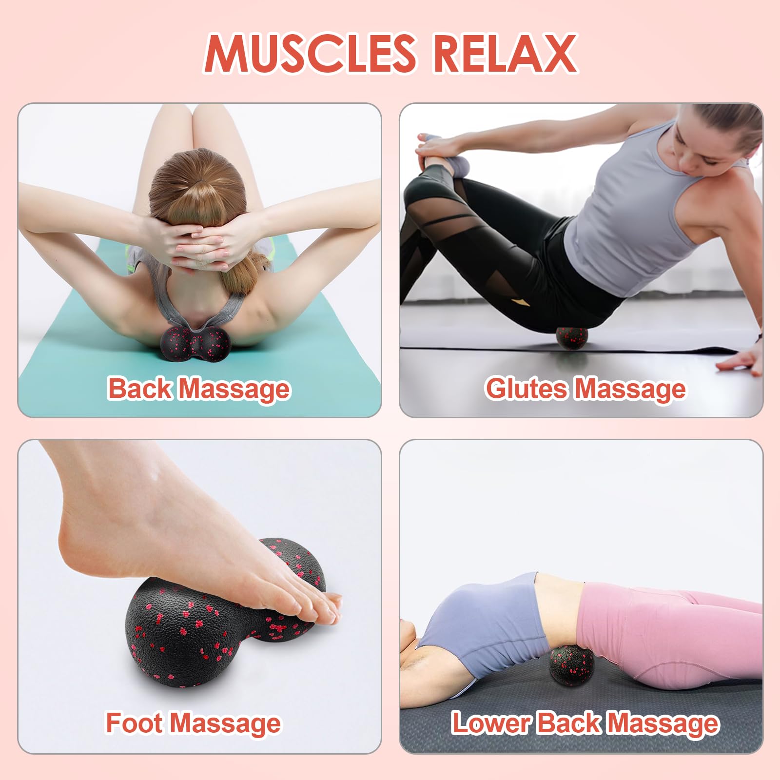 Hollow Yoga Roller Massage Pea - Gym Ball recension och pris