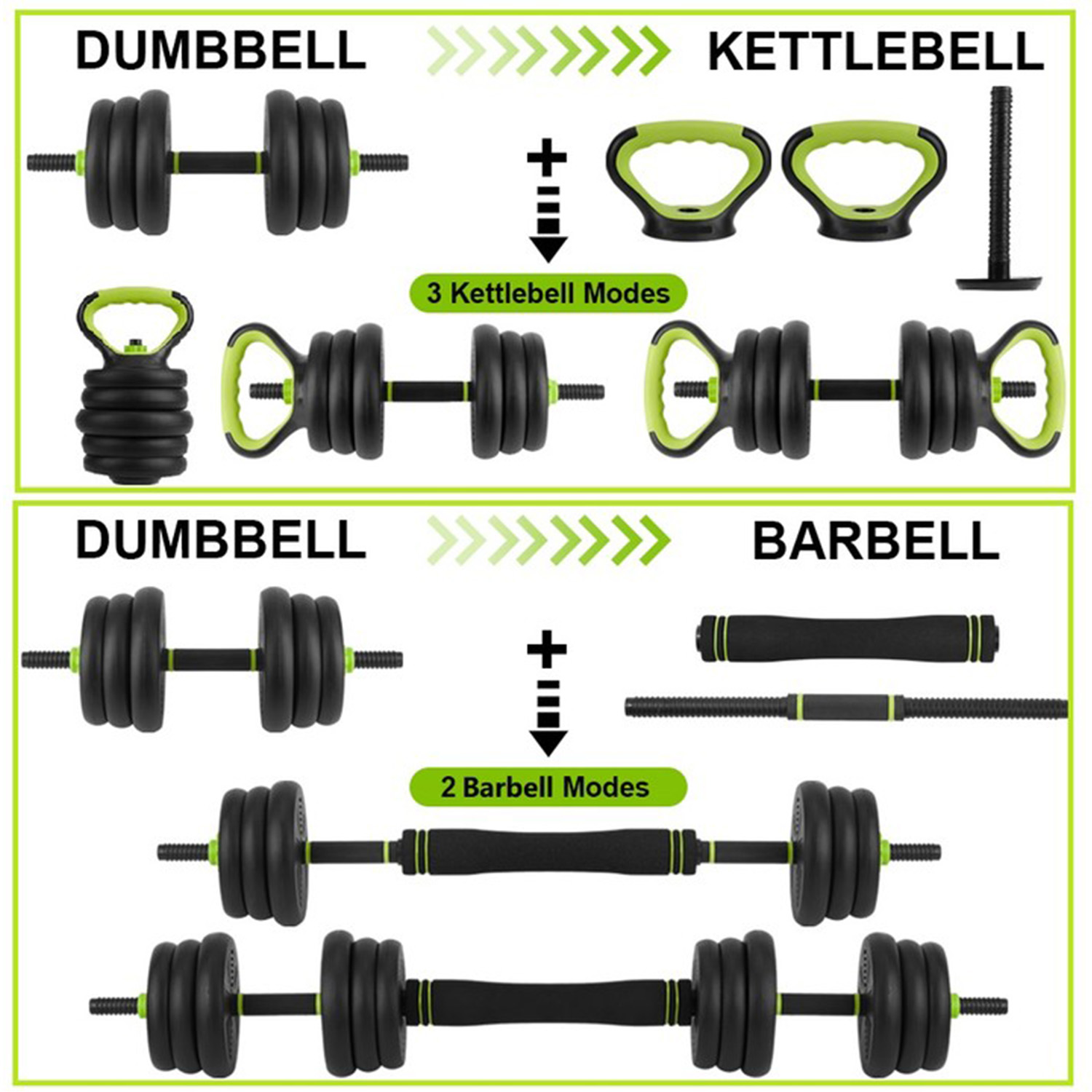 4 in 1 Adjustable Dumbbell Set - Dumbbell Set recension och pris