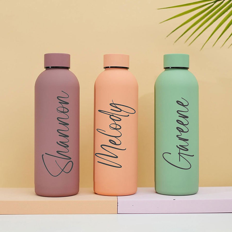 Custom Name Matte Stainless St - Sports Water Bottle Insulated recension och pris