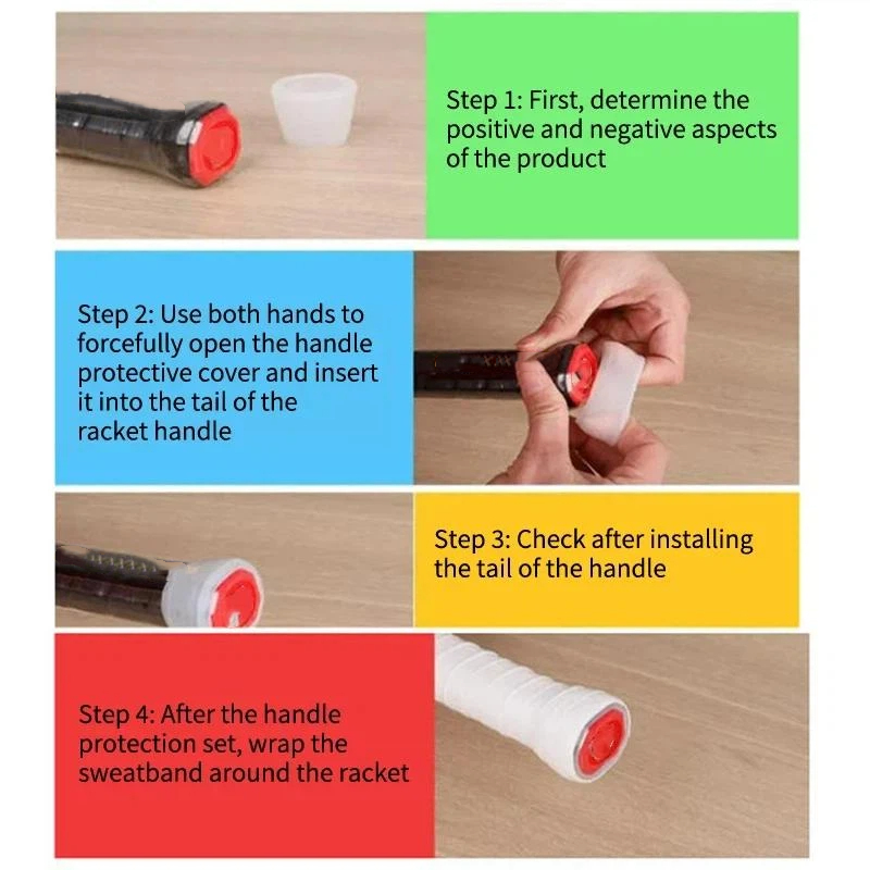 Handle End Cover Tennis Racket - Tennis Racket recension och pris